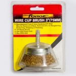 FORGE 75MM CUP WIRE BRUSH FOR DRILL