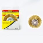 FORGE 100MM WHEEL WIRE BRUSH FOR DRILL