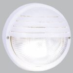 BST ROUND EYELID PVC BULKHEAD BL