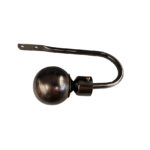 UNION CURTAIN HOLDBACK + DOME BLACK