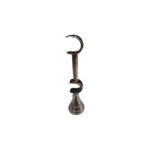 UNION CURTAIN ROD DOUBLE BRACKET BLACK