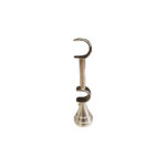 UNION CURTAIN ROD DOUBLE BRACKET SILVER