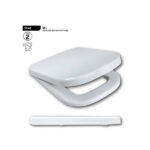 WIRQUIN TUF TSEAT WHITE STD CLOSE INOX