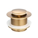 MES MIELA SATIN BRASS WASTE BATH SINK PO