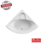 ASP ADELAIDE CORNER DROP IN BATH 1500X520MM WH
