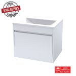 CSS HUGO 600 WALL HUNG BASIN UNIT WHITE