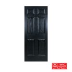 FLUSH DOOR MB DM 6 PANEL BLACK