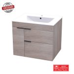 MONTERO VANITY BASIN 600 2 DRAW 1 DOOR M OAK