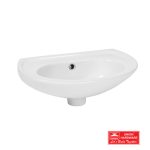 Betta Flair White Wall Hung Basin   465 x 290 x 120mm