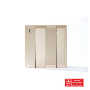 4G 1W PLATE SWITCH GOLD