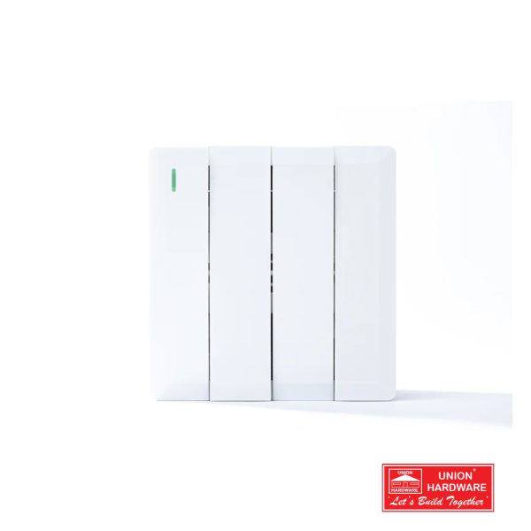 S7007W 4G 1W PLATE SWITCH WHITE 600x600
