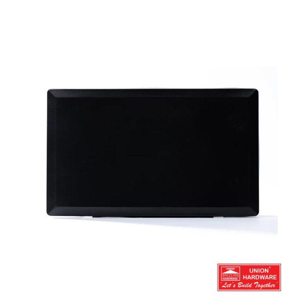 S7047B 3X6 BLANK PLATE BLACK 600x600