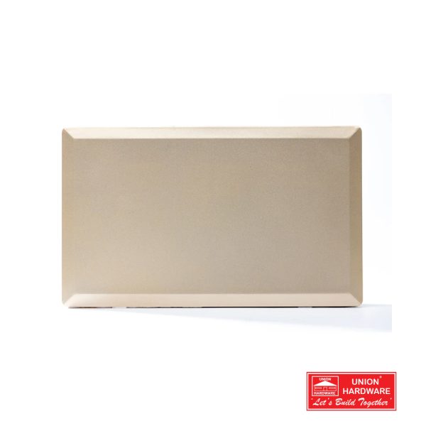 S7047G 3X6 BLANK PLATE GOLD 600x600