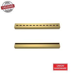 MES SHOWER CHANNEL REVERSIBLE 300 SATIN BRASS